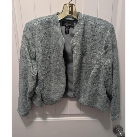 R&M Richards Womens 2 Piece Mother of the Bride Dress Light Green Formal Sz. 20W - Picture 5 of 12